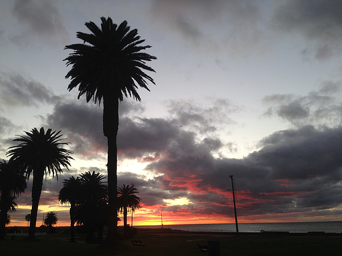 Amanecer en Montevideo