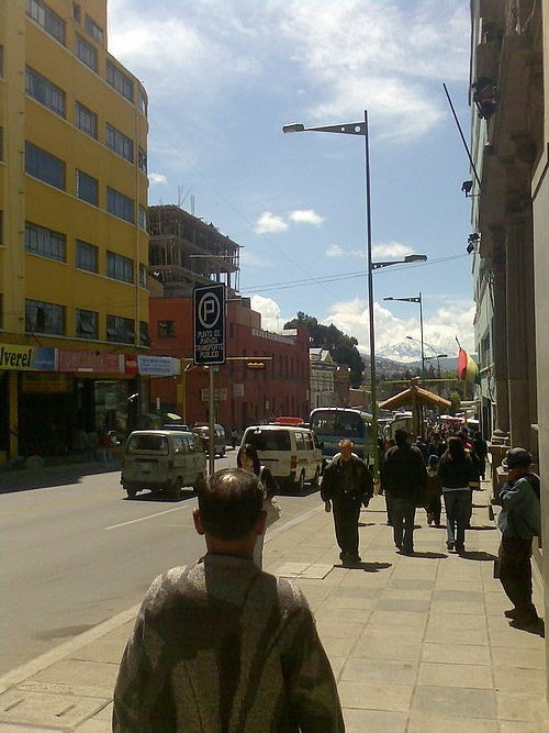 Avda Camacho en La Paz