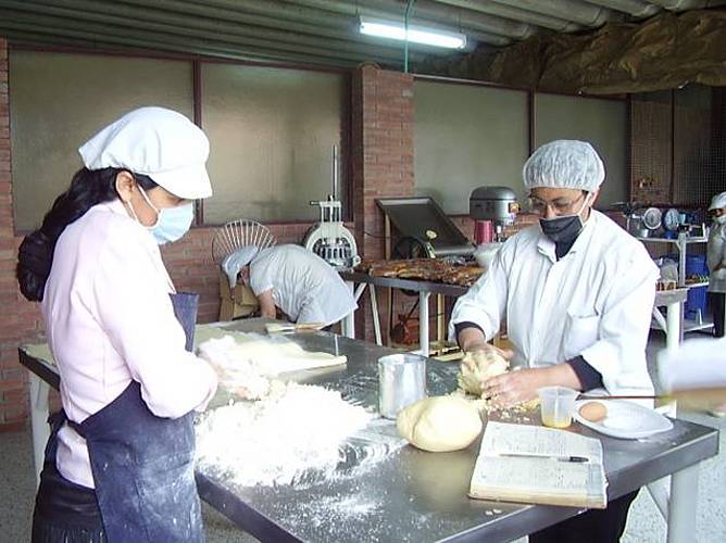 Actividades en el curso de Panadería