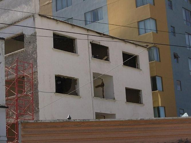 Imagen del edificio a demoler