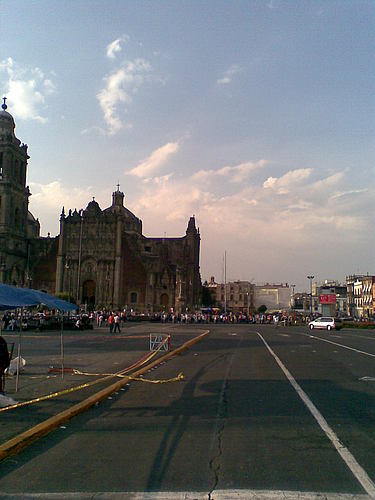 Cielo en el Zócalo