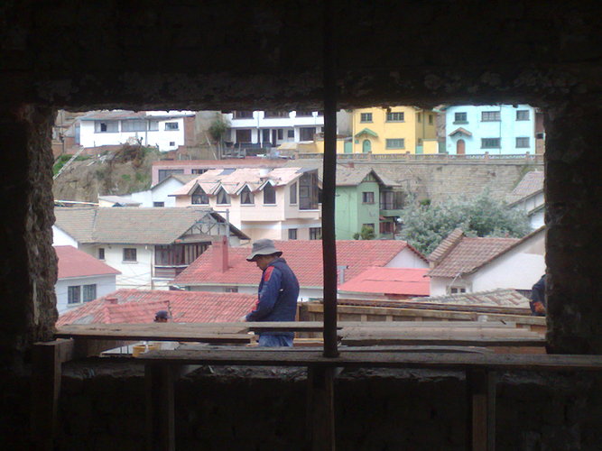 Obrero en Miraflores